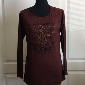 2015 NFR Ladies Long Sleeve Tee